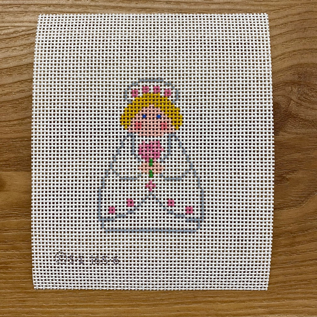 June Angel Canvas - needlepoint