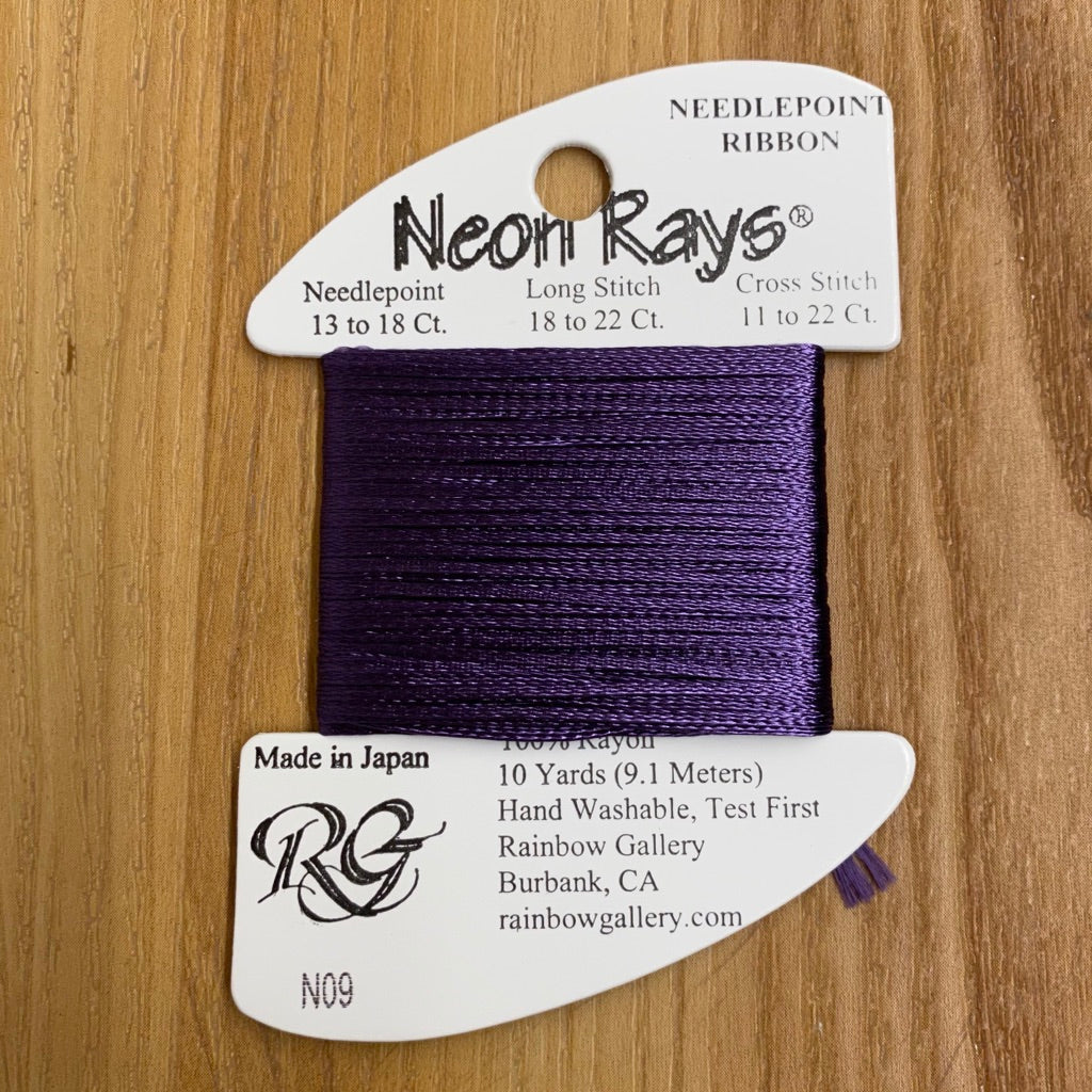 Neon Rays N09 Purple - KC Needlepoint
