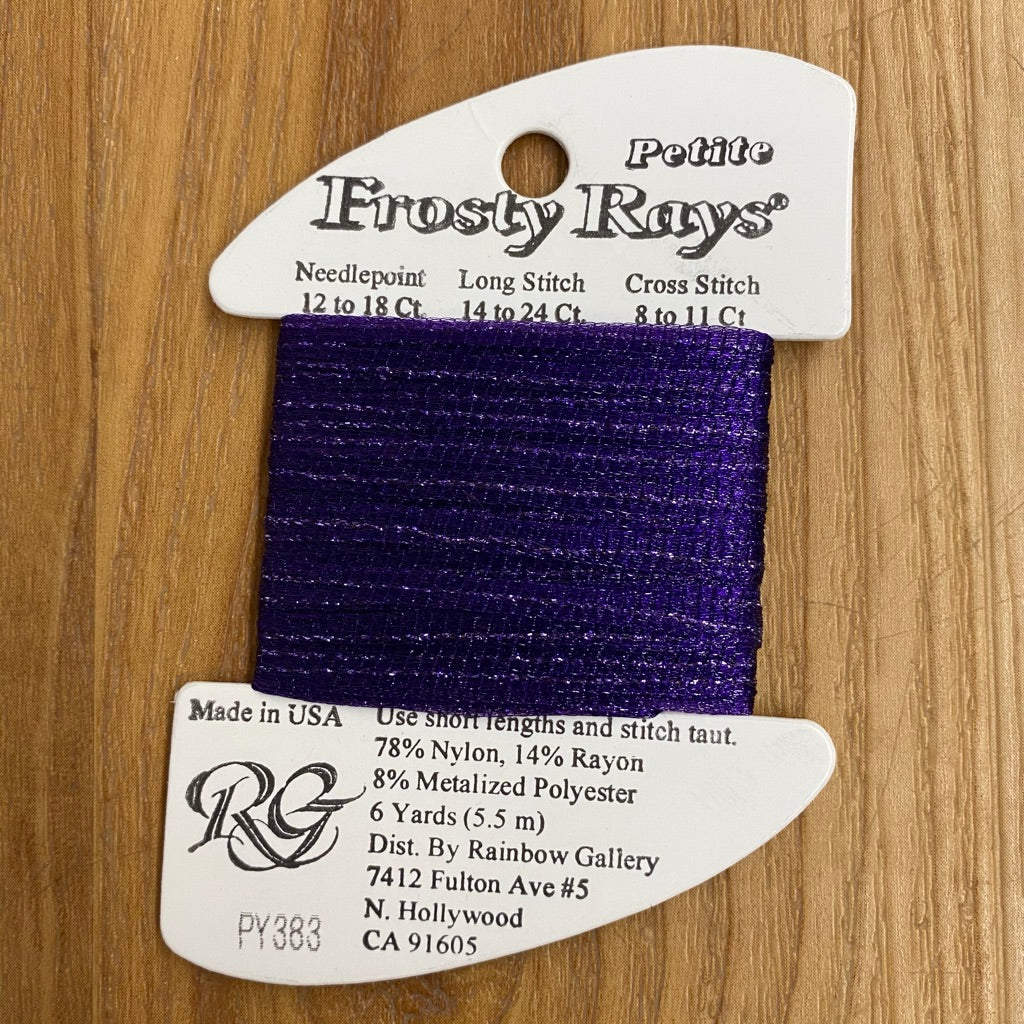 Petite Frosty Rays PY383 Royal Purple - KC Needlepoint
