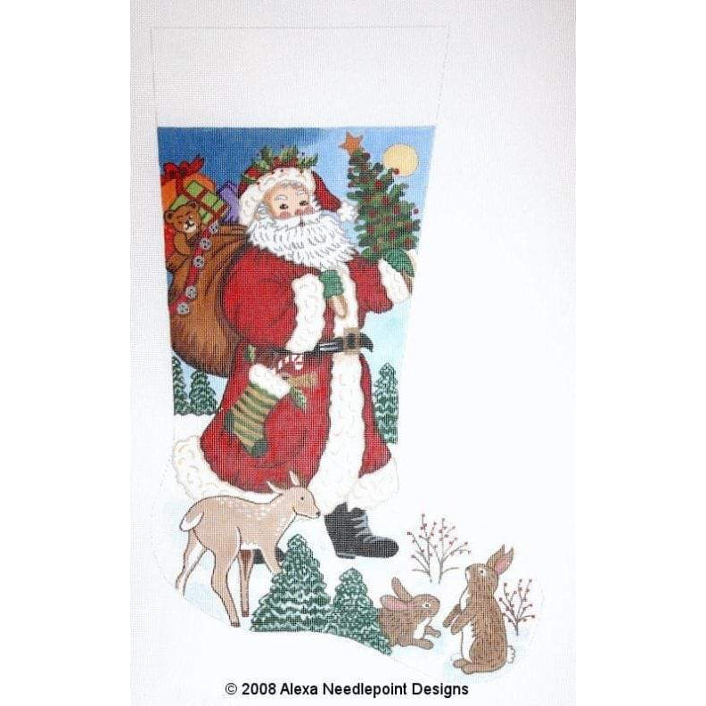 Alexa Christmas Stocking 7201 - KC Needlepoint