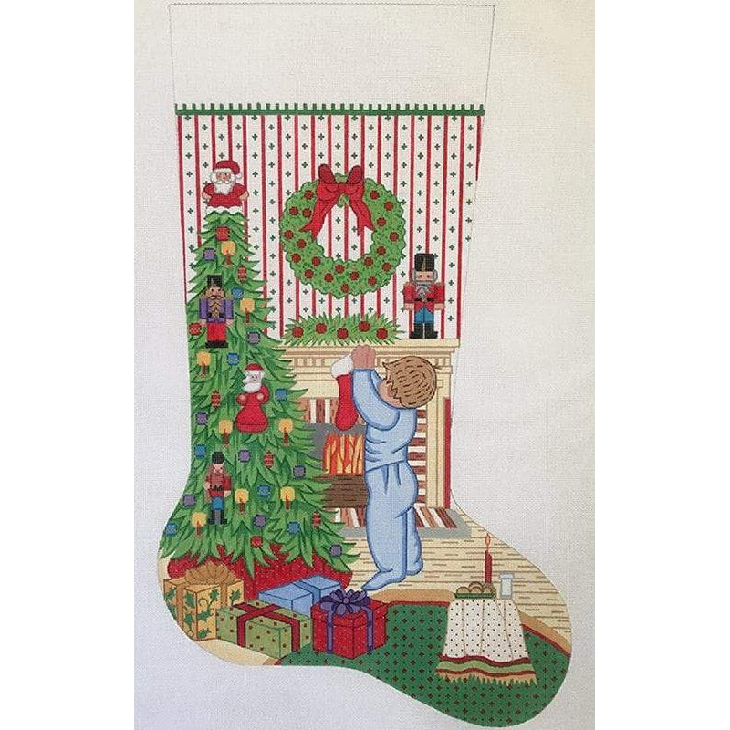 Alexa Christmas Stocking 7318 - KC Needlepoint