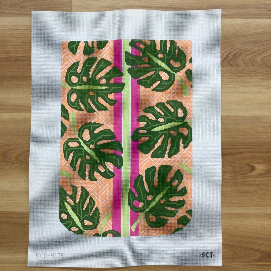 The Tori Trifold Clutch Canvas - KC Needlepoint