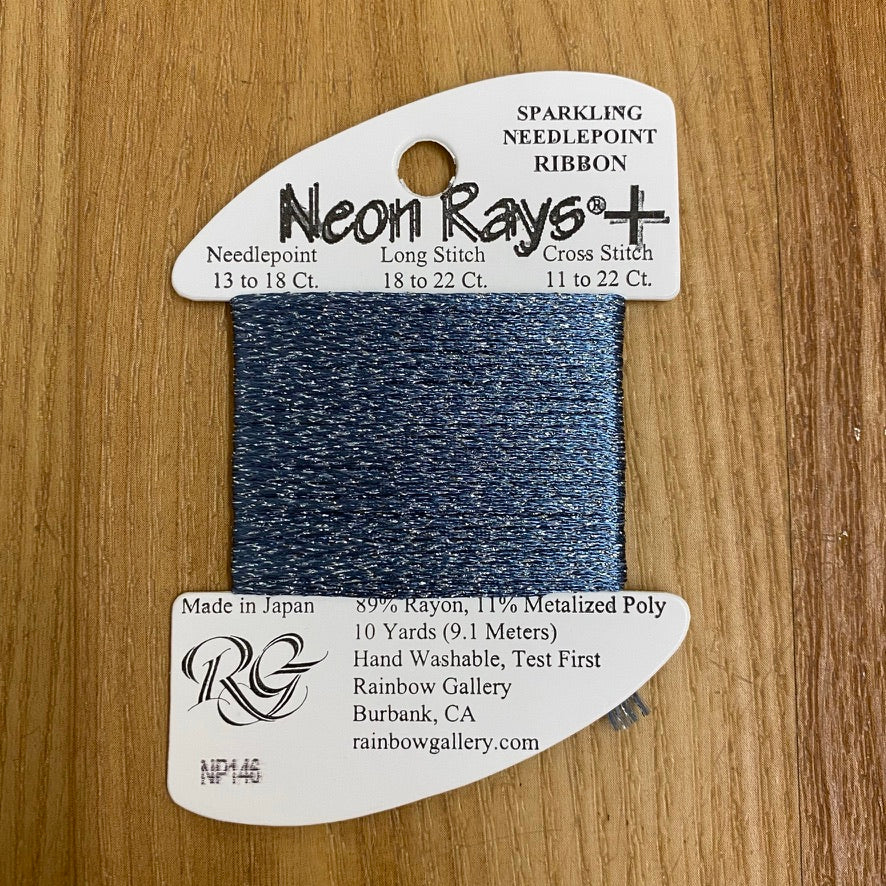 Neon Rays+ NP146 French Blue - KC Needlepoint