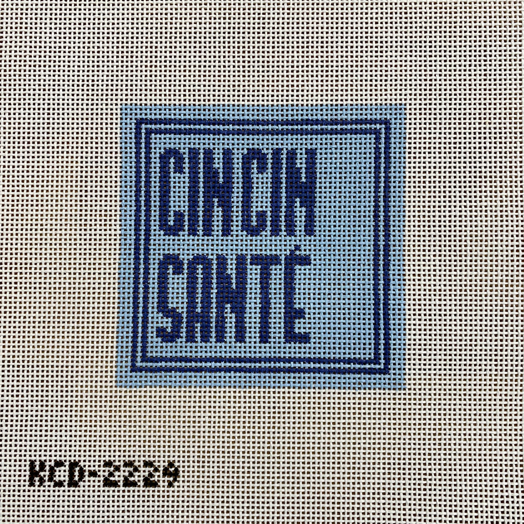 Cin Cin Sente Square Canvas - KC Needlepoint