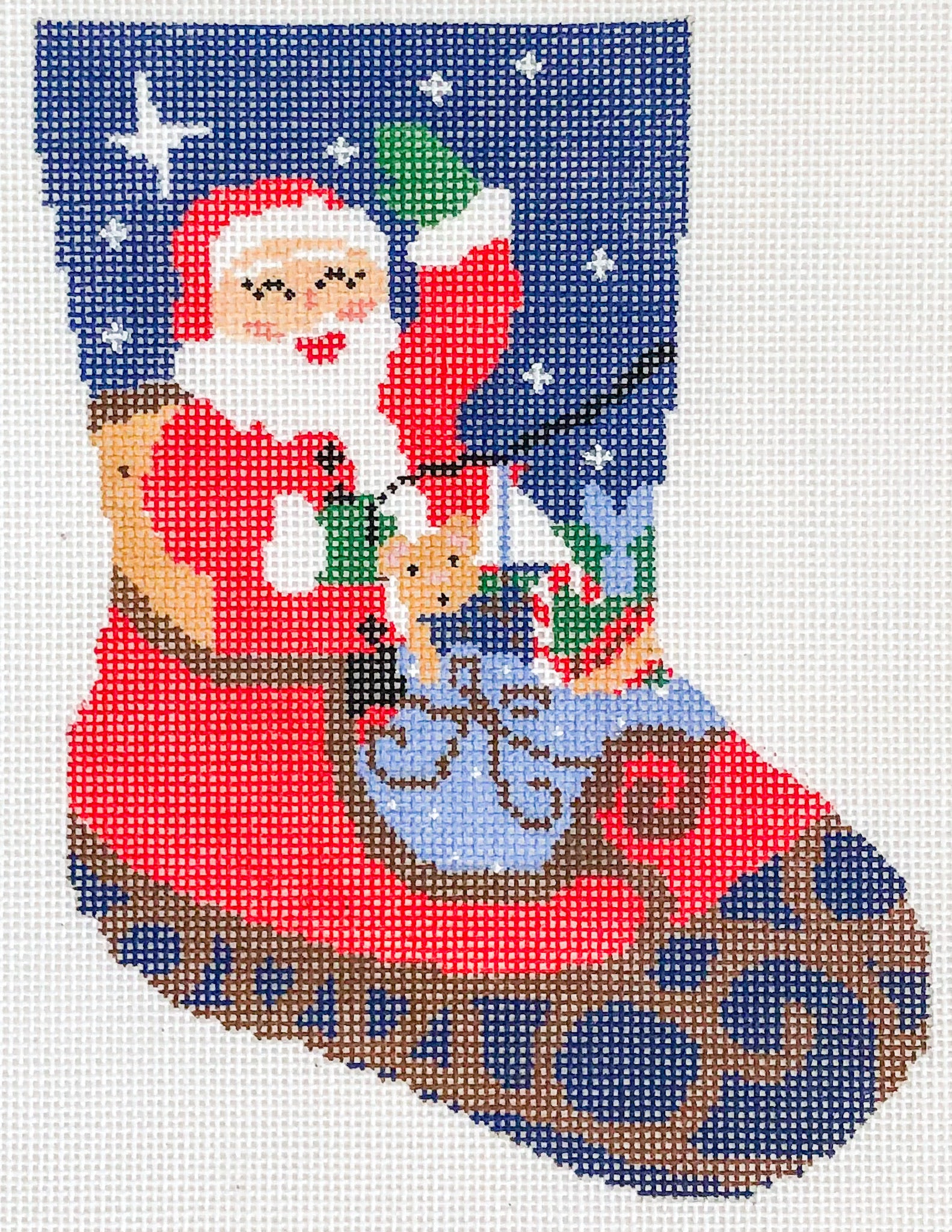 Hope Mini Stocking Ornament Cross Stitch Kit - 091955700763