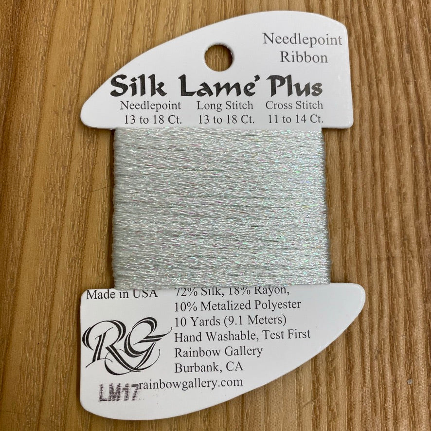 Silk Lamé Braid Plus LM17 Lite Surf Blue - KC Needlepoint