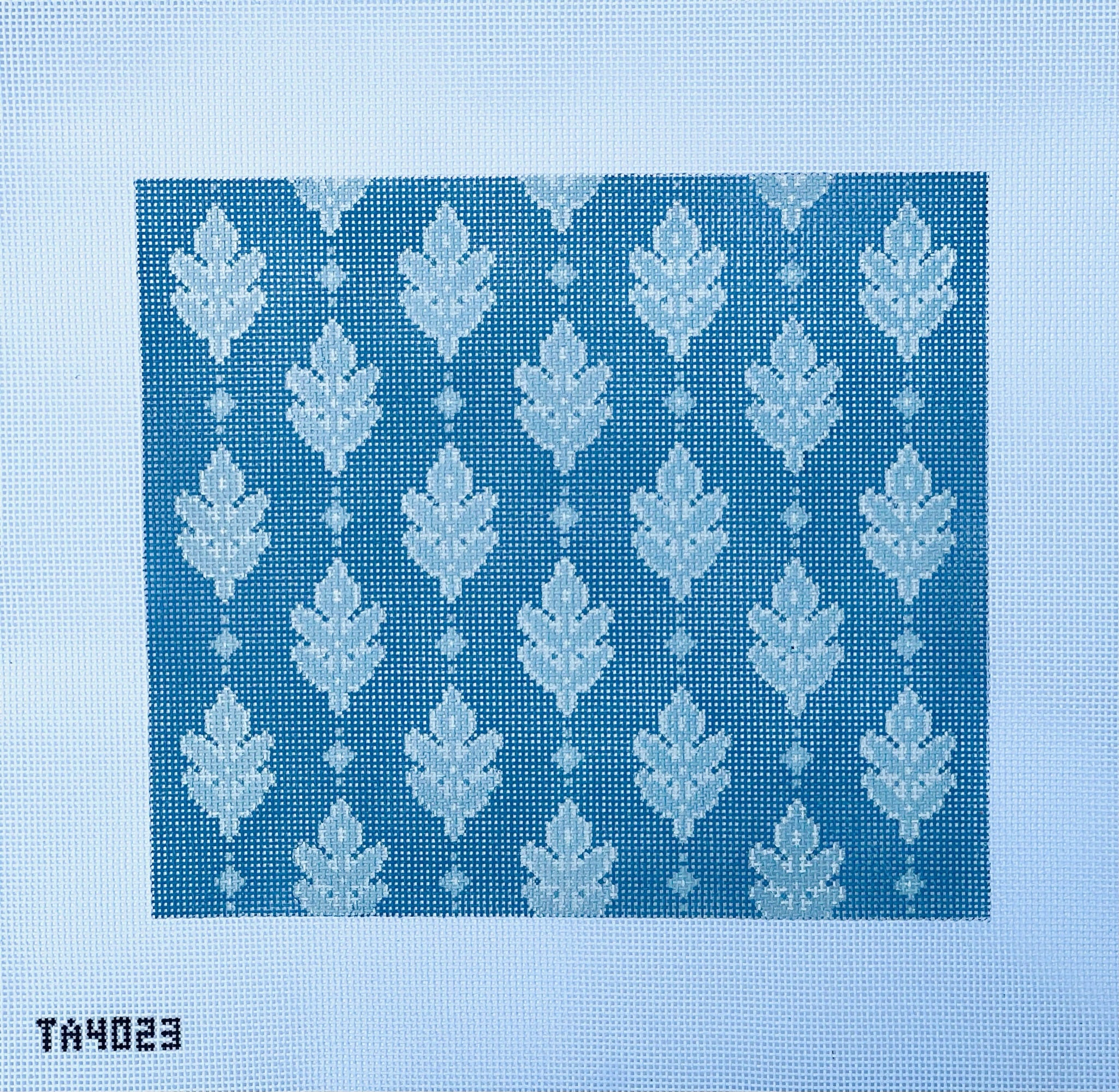 Gray Birdie Canvas - KC Needlepoint