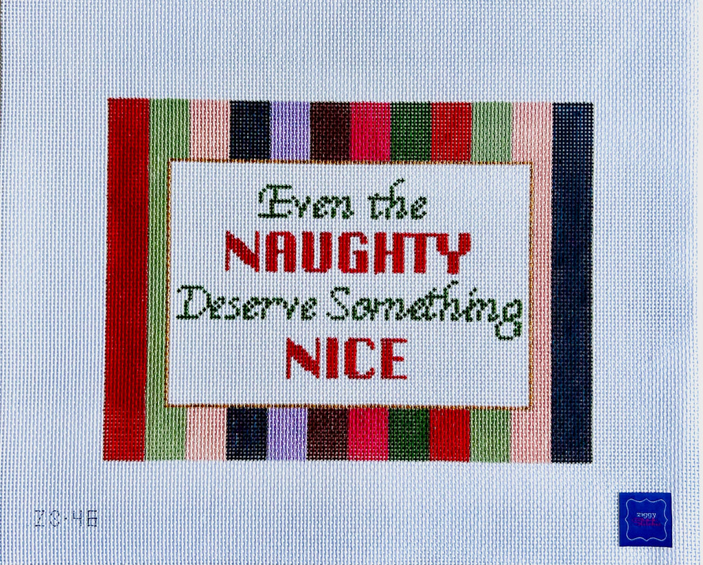 Even the Naughty Canvas - KC Needlepoint
