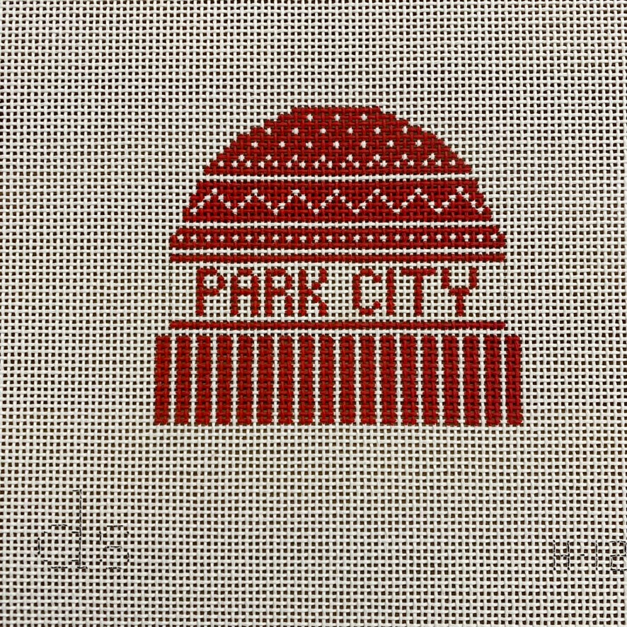 Park City Hat Needlepoint Canvas - KC Needlepoint
