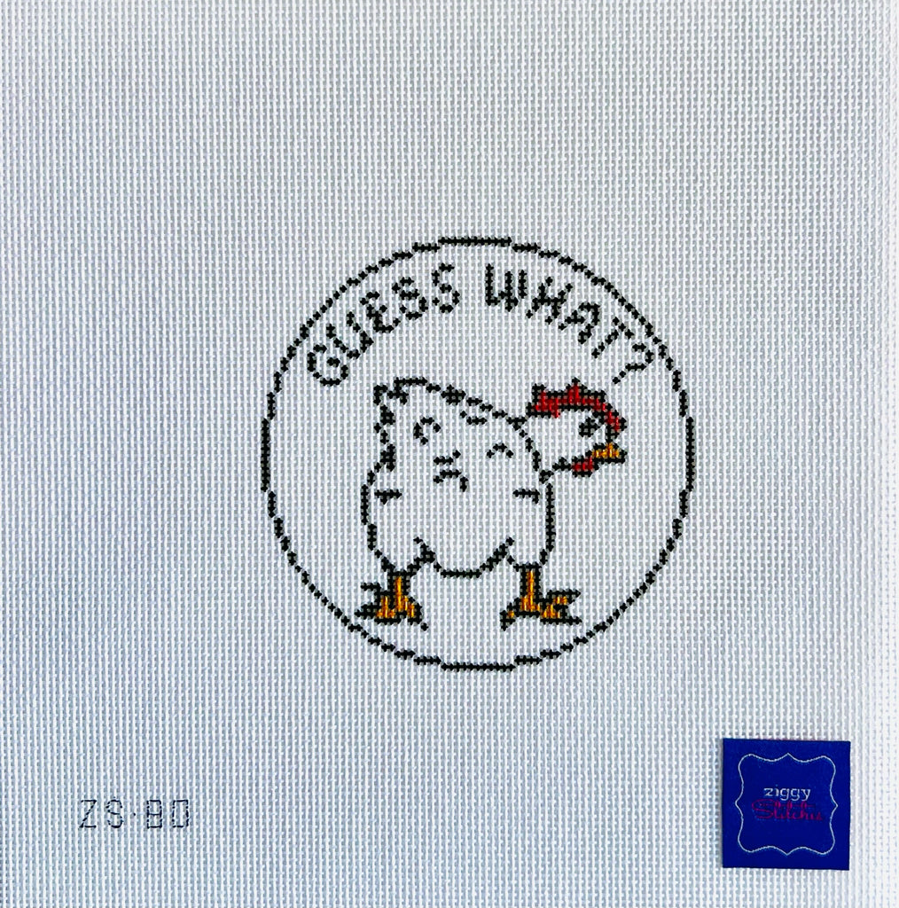 Chicken Butt Canvas - KC Needlepoint
