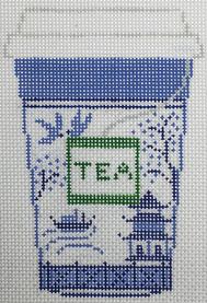 Tea Cup Canvas - KC Needlepoint