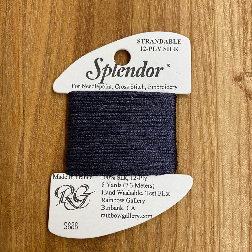 Splendor S888 Charcoal Gray - KC Needlepoint