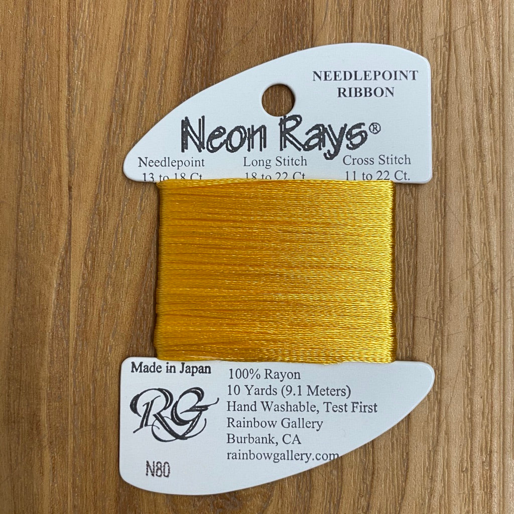 Neon Rays N80 Gold - KC Needlepoint