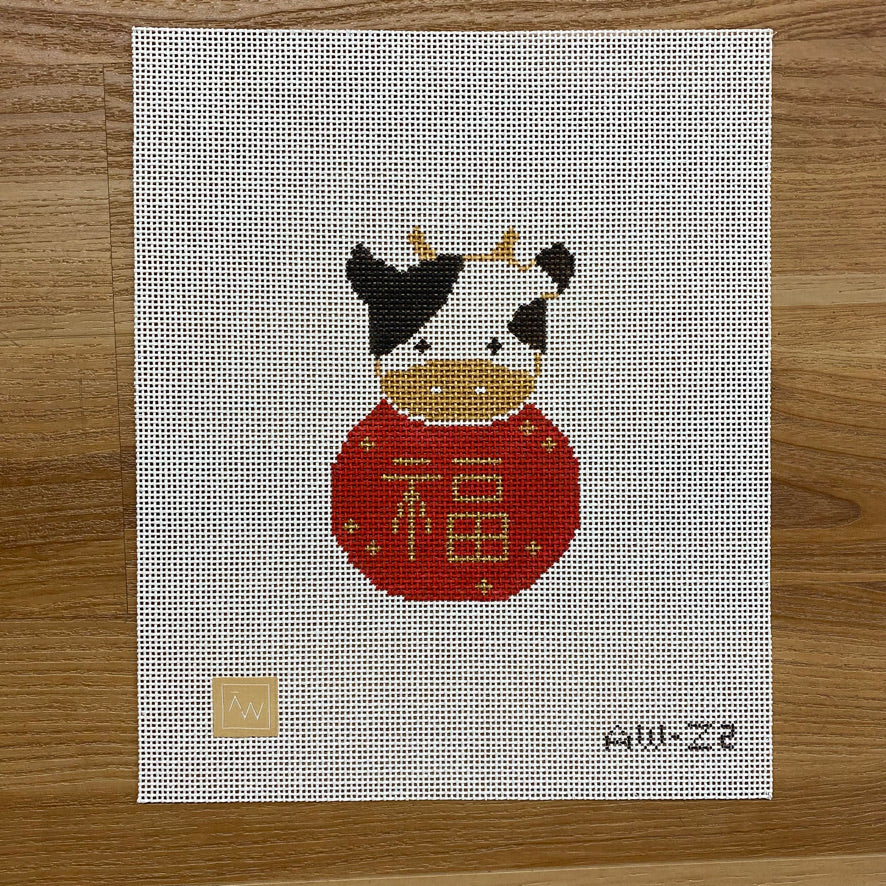 Year of the Cow Canvas - KC Needlepoint