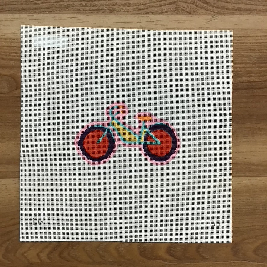 Bicycle Canvas - KC Needlepoint