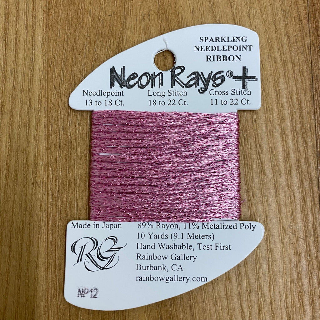 Neon Rays+ NP12 Pink - KC Needlepoint