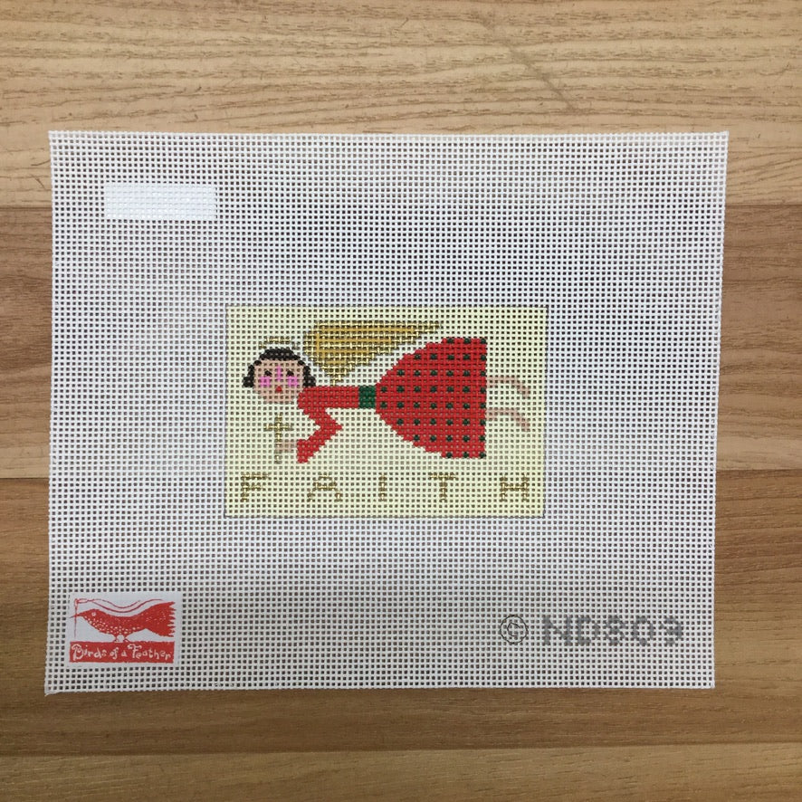 Faith Angel Canvas - KC Needlepoint