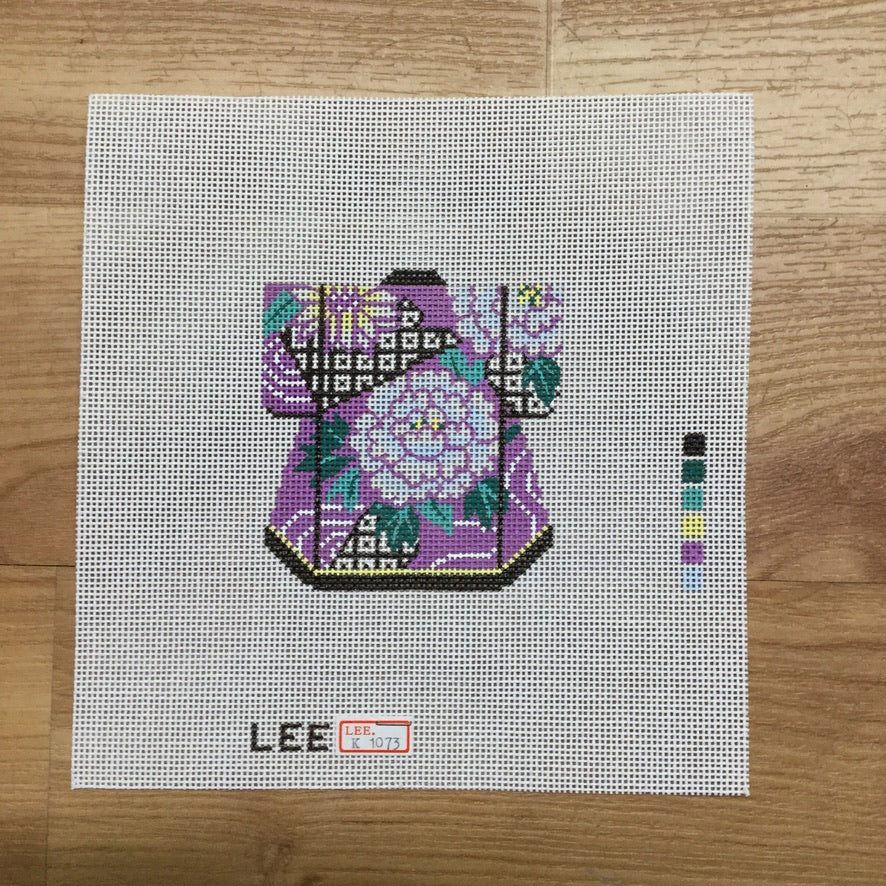 Lavender Kimono Canvas - KC Needlepoint