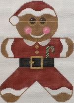 Santa Gingerbread Canvas - KC Needlepoint
