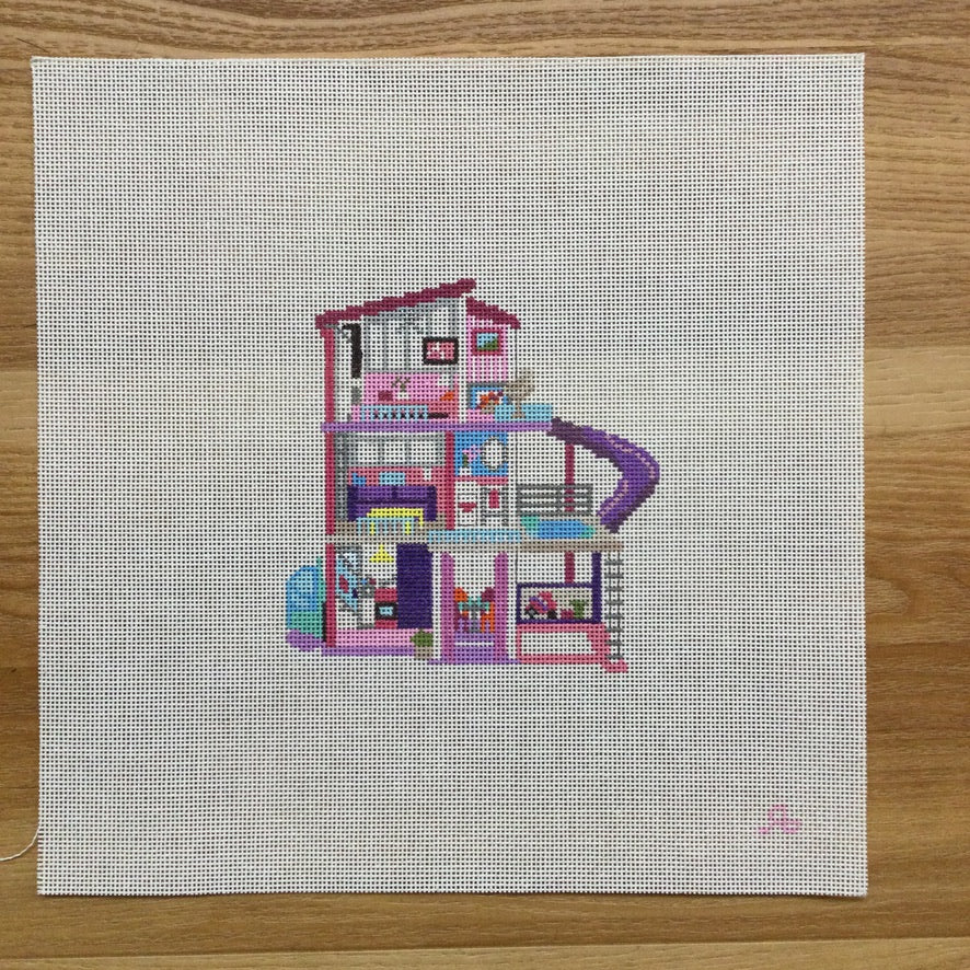 Dream House Canvas - KC Needlepoint