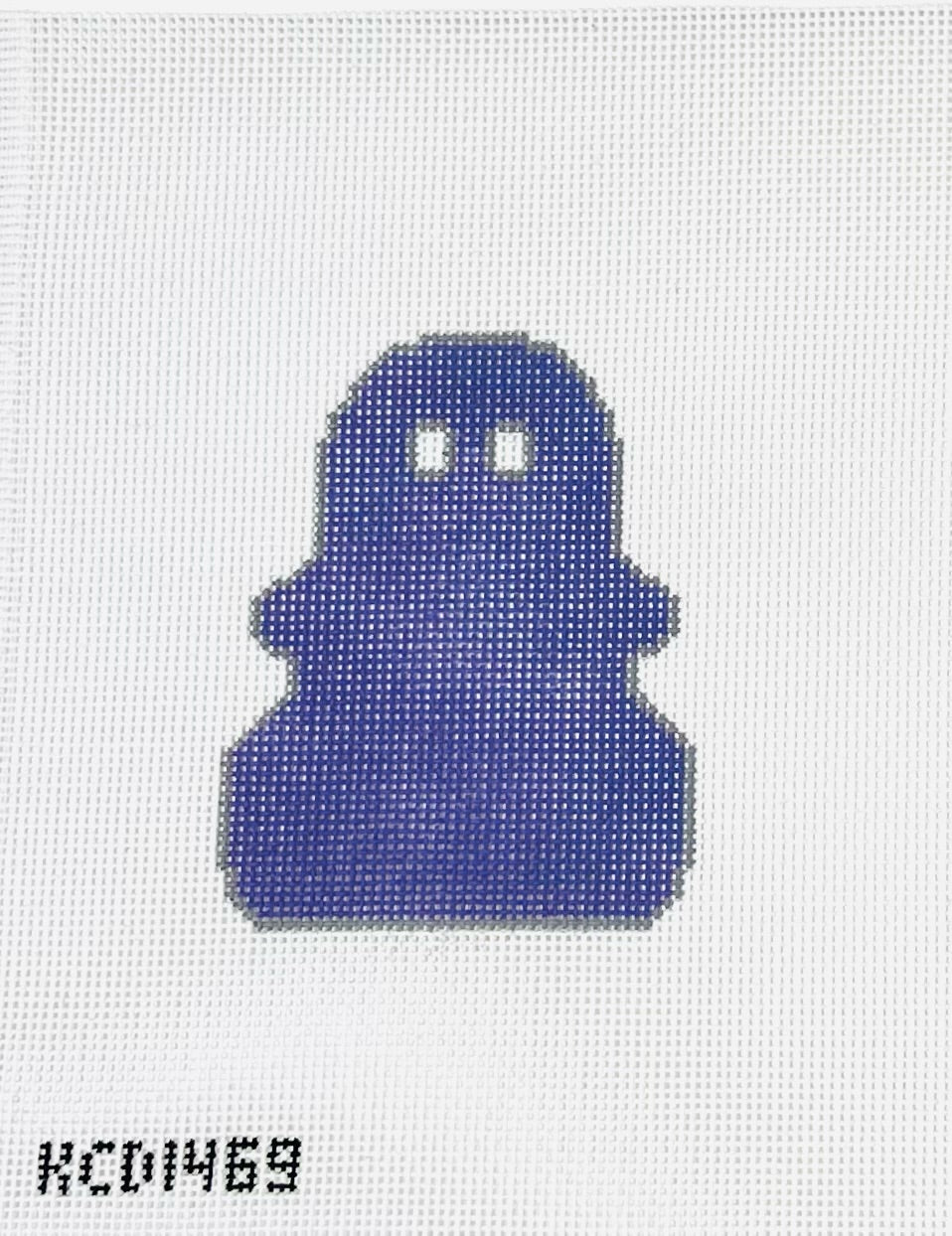 Purple Ghost Canvas - KC Needlepoint
