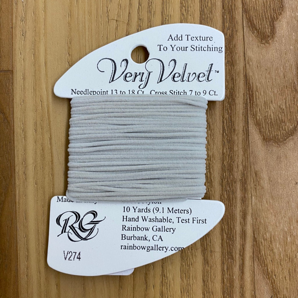 Very Velvet V274 Lite Pearl Gray - KC Needlepoint