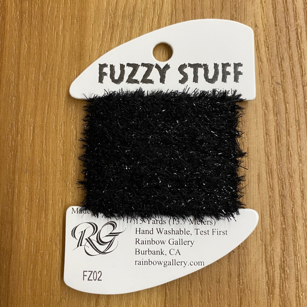 Fuzzy Stuff FZ02 Black - KC Needlepoint
