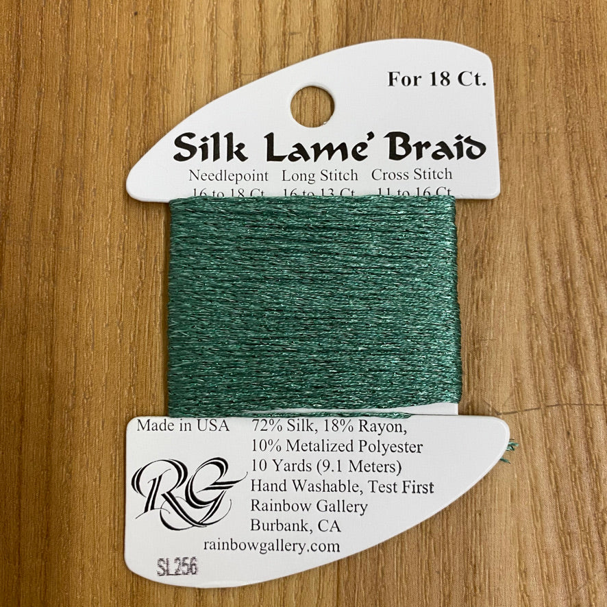 Silk Lamé Braid SL256 Desert Sage - KC Needlepoint