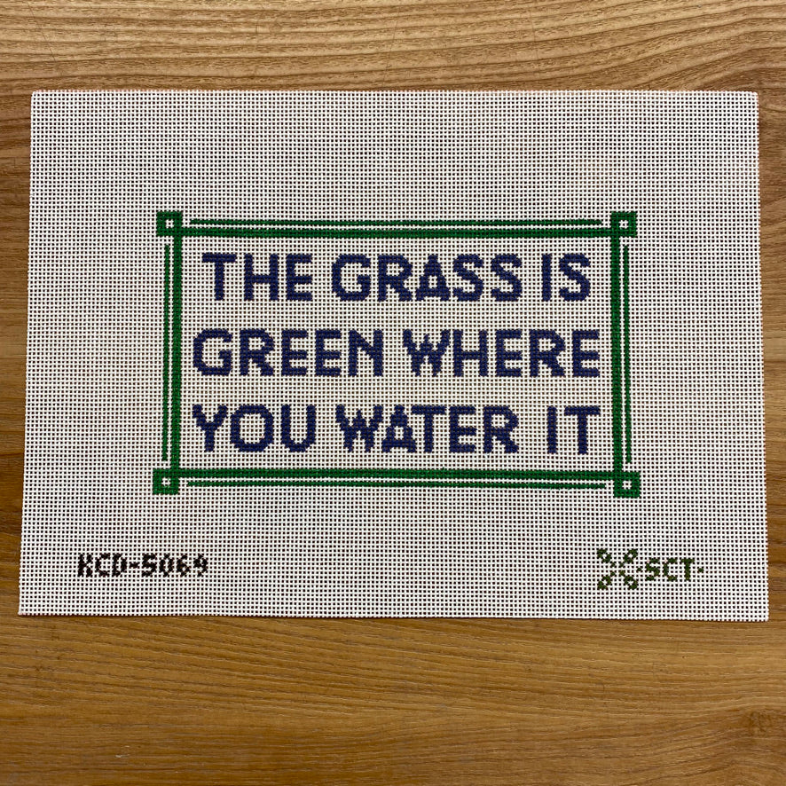 The Grass Is Greener.. Canvas - KC Needlepoint