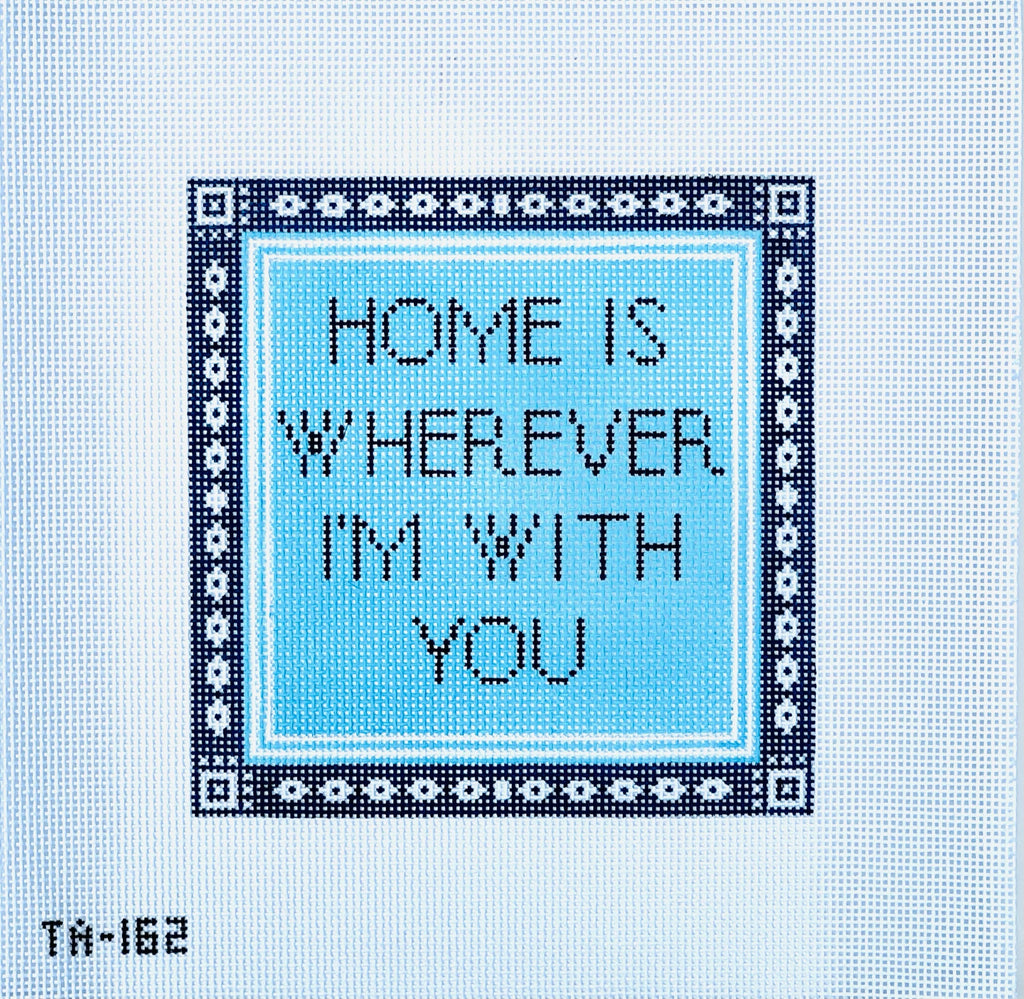 Home Is... Canvas - KC Needlepoint