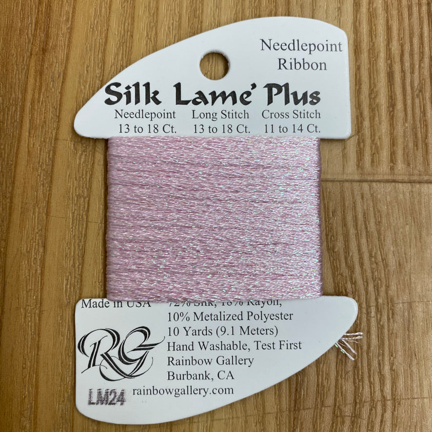 Silk Lamé Braid Plus LM24 Baby Pink - KC Needlepoint