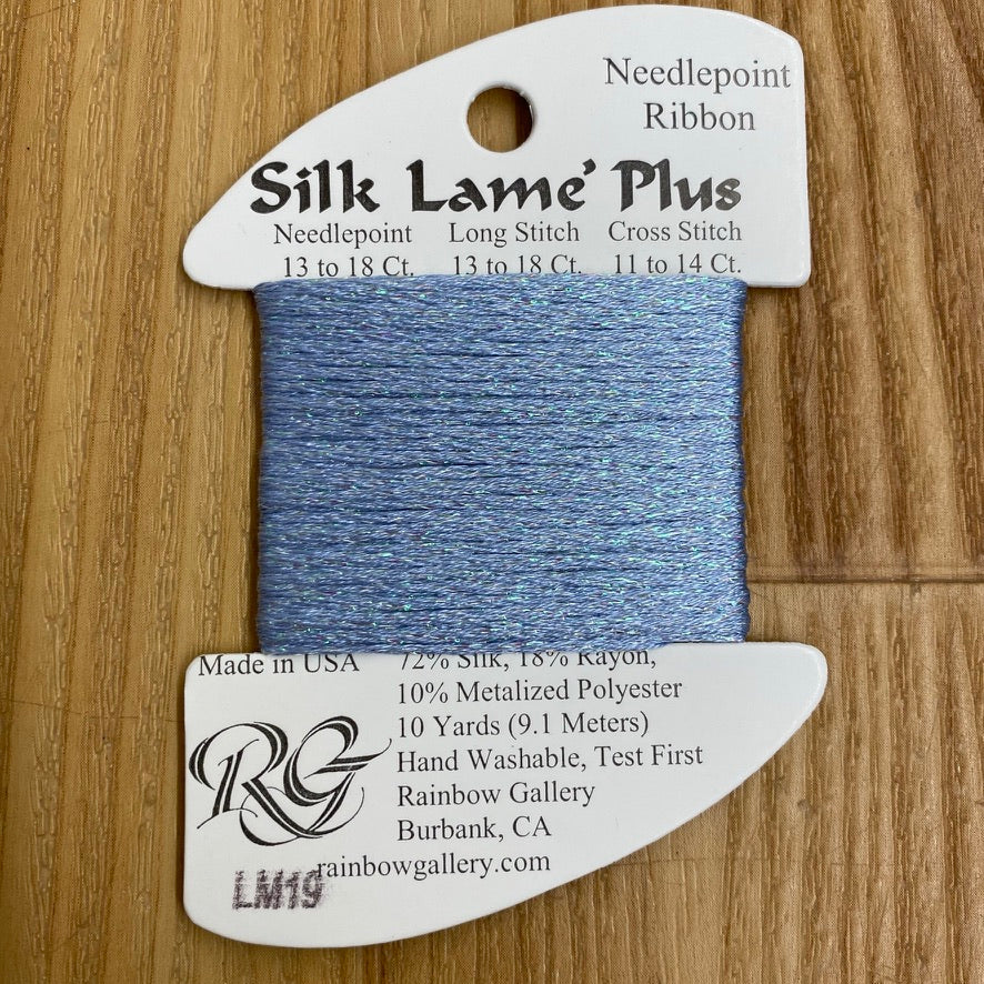 Silk Lamé Braid Plus LM19 Antique Blue - KC Needlepoint