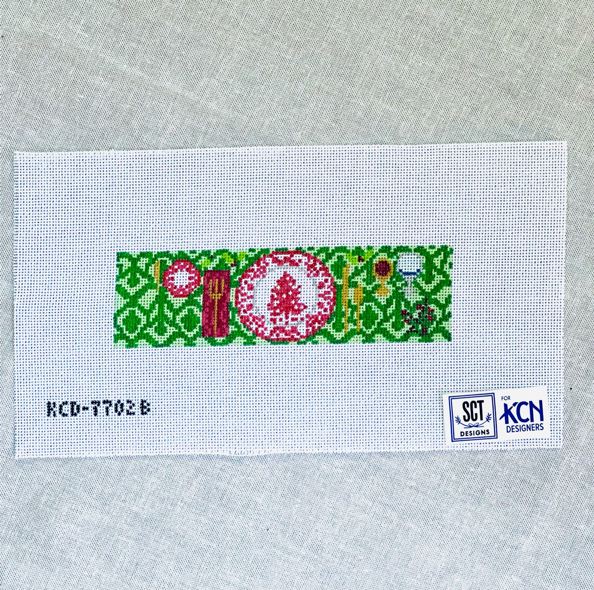 Holiday Napkin Ring Canvases - KC Needlepoint