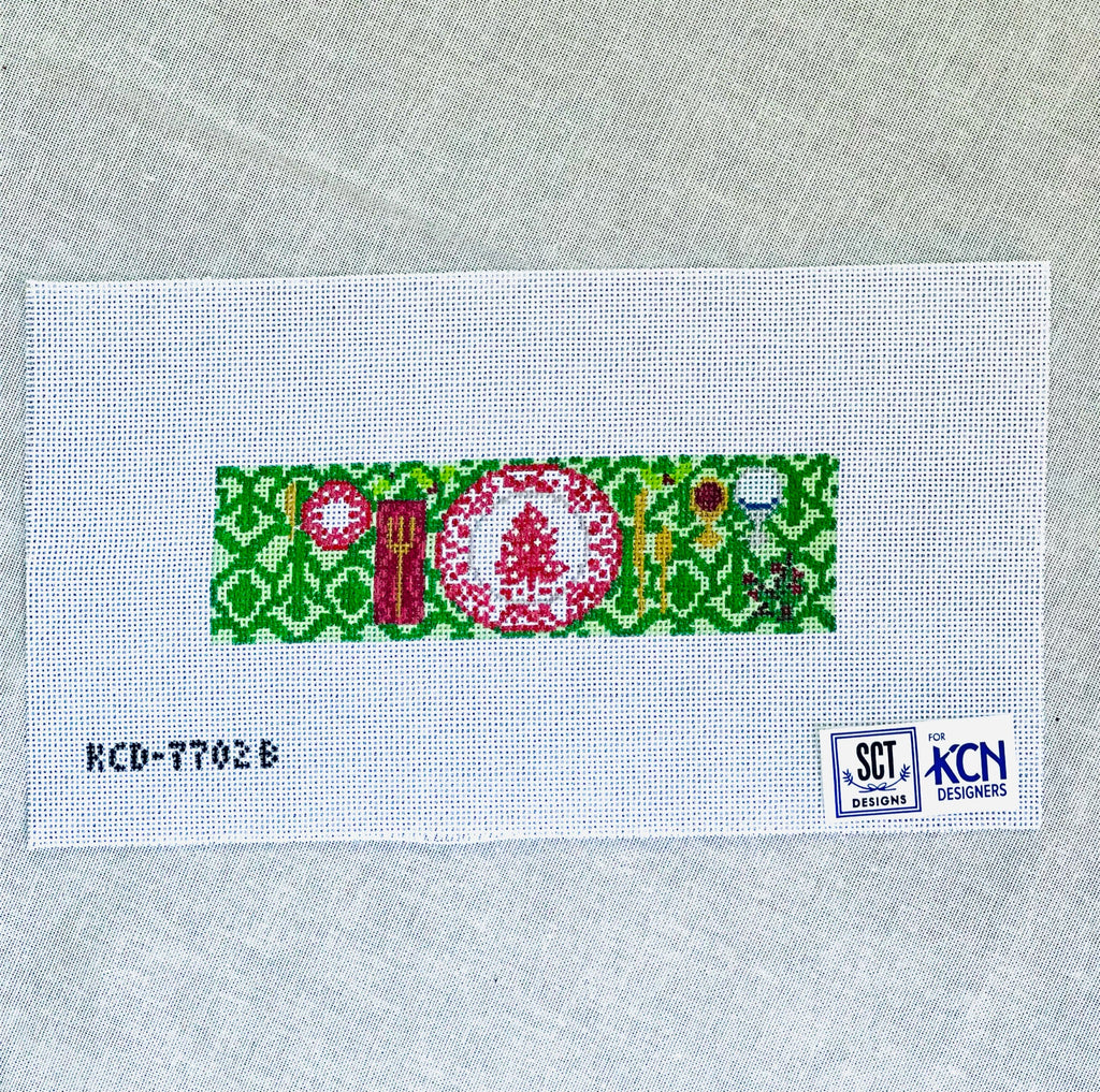 Holiday Napkin Ring Canvases KC Needlepoint
