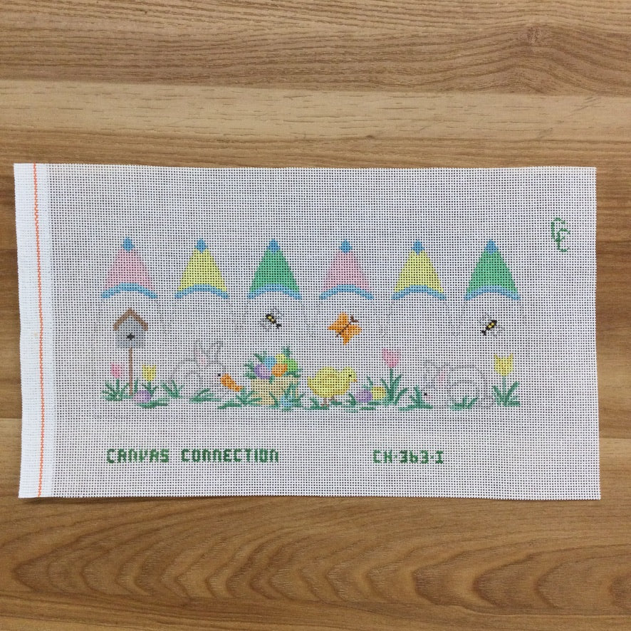 Happy Spring Carousel Canvas - KC Needlepoint