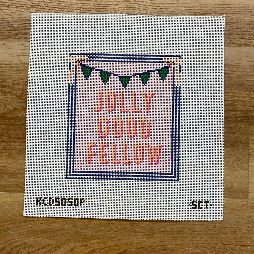 Jolly Good Fellow Canvas - KC Needlepoint