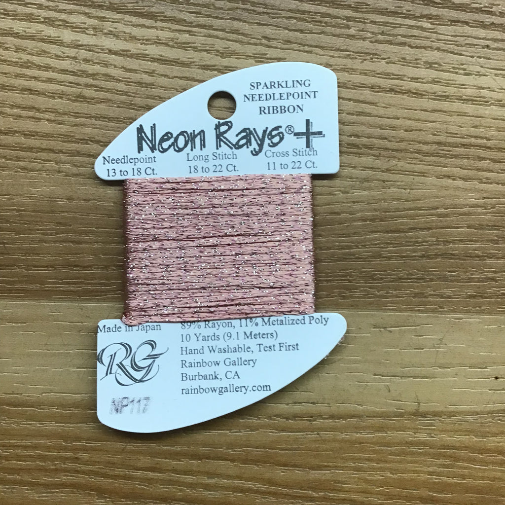 Neon Rays+ NP117 Medium Peach - KC Needlepoint