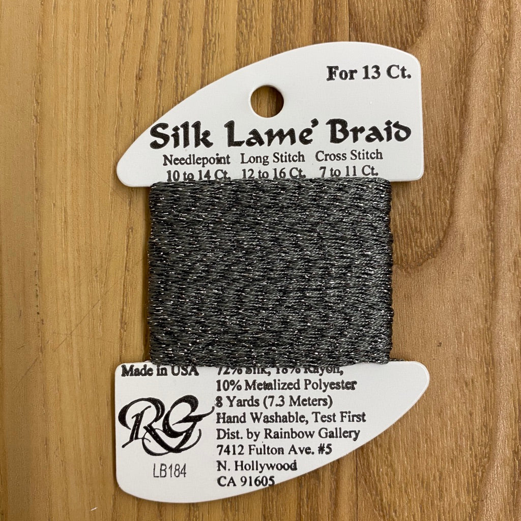 Silk Lamé Braid LB184 Pavement - KC Needlepoint