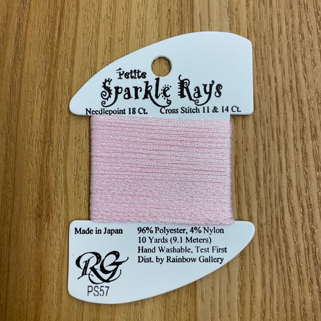 Petite Sparkle Rays PS57 Pale Pink - needlepoint