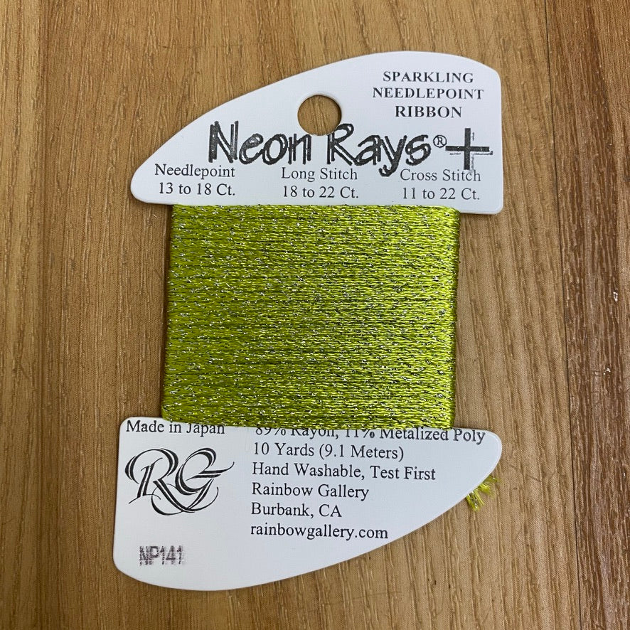 Neon Rays+ NP141 Lime Sherbet - KC Needlepoint