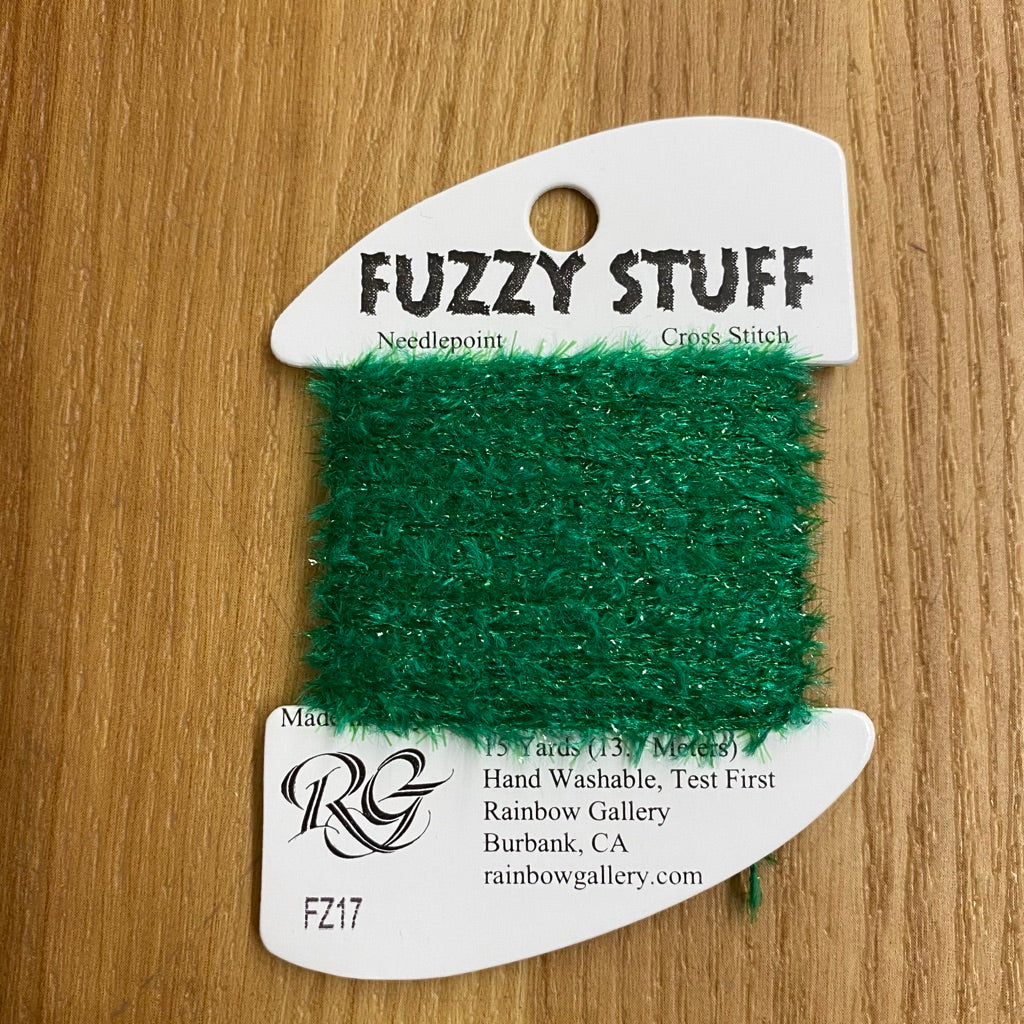Fuzzy Stuff FZ17 Christmas Green - KC Needlepoint