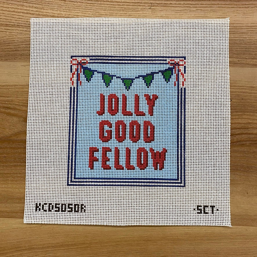 Jolly Good Fellow Canvas - KC Needlepoint