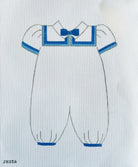 Blue Christening Gown Canvas - KC Needlepoint