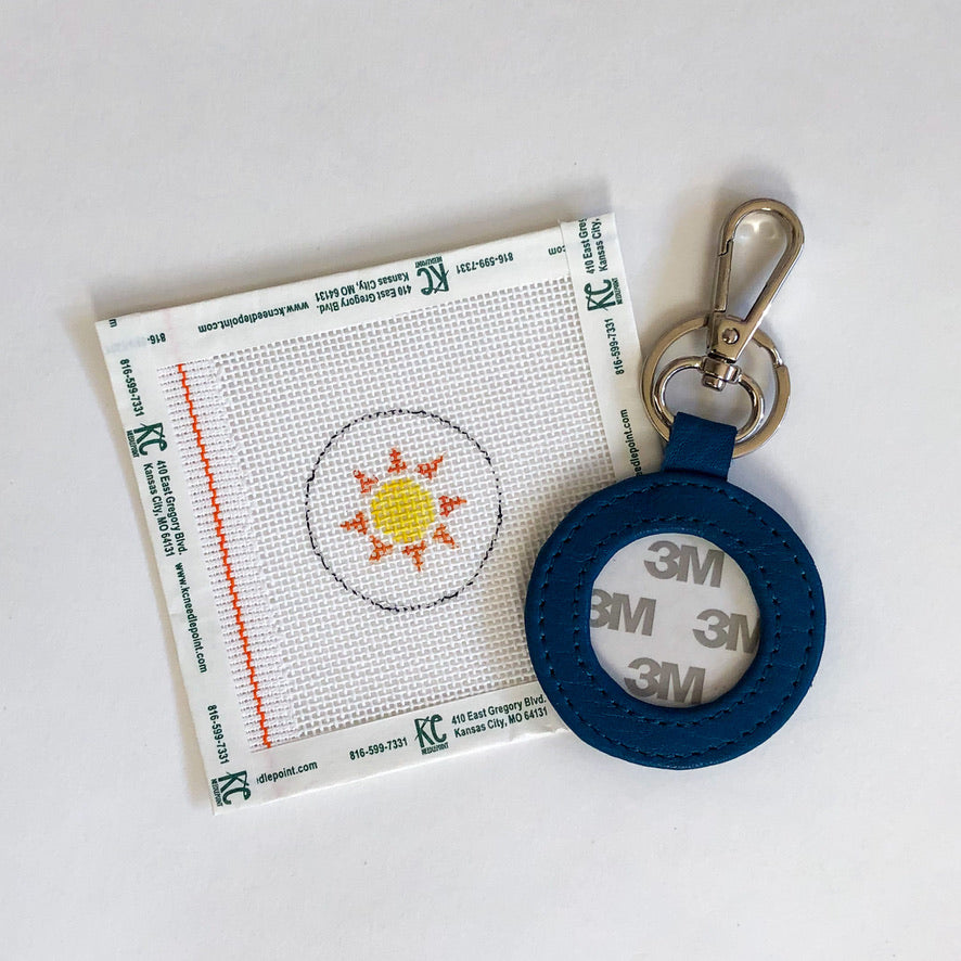 Sun Key Fob Kit - KC Needlepoint