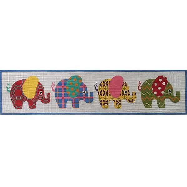 Patterned Elephants - KC Needlepoint