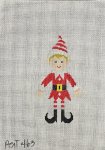 Red Elf Canvas - KC Needlepoint
