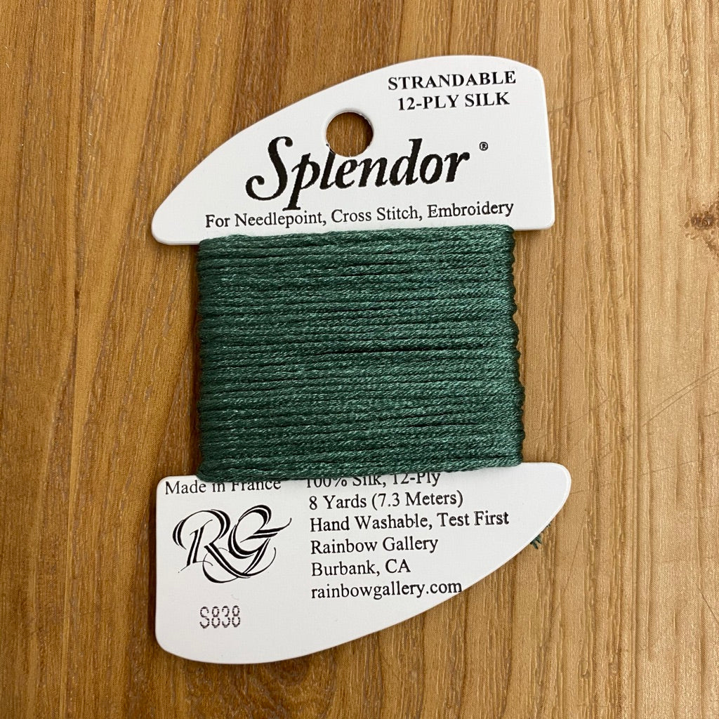 Splendor S838 Dark Sea Green - KC Needlepoint