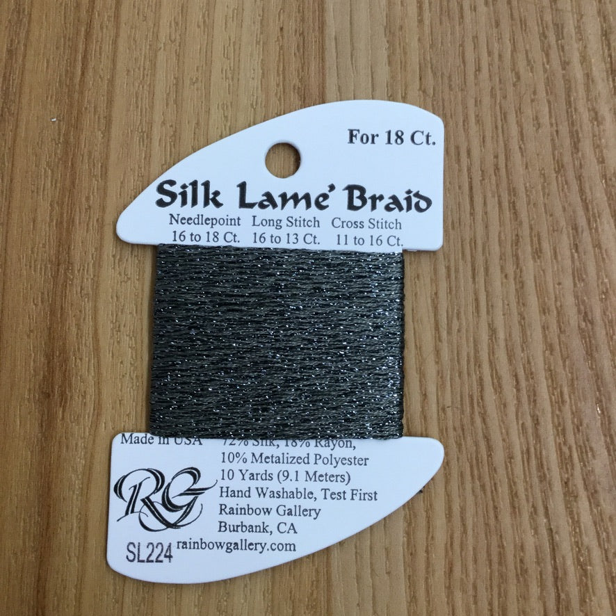 Silk Lamé Braid SL224 Shining Armor - needlepoint