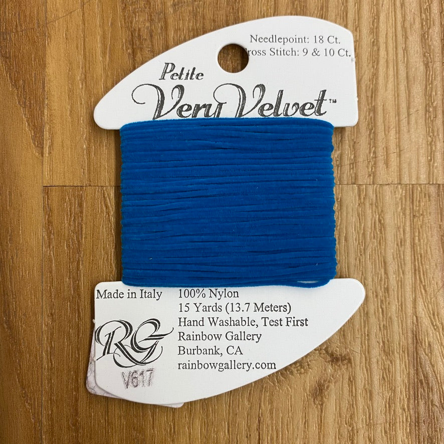 Petite Very Velvet V617 Peacock Blue - KC Needlepoint