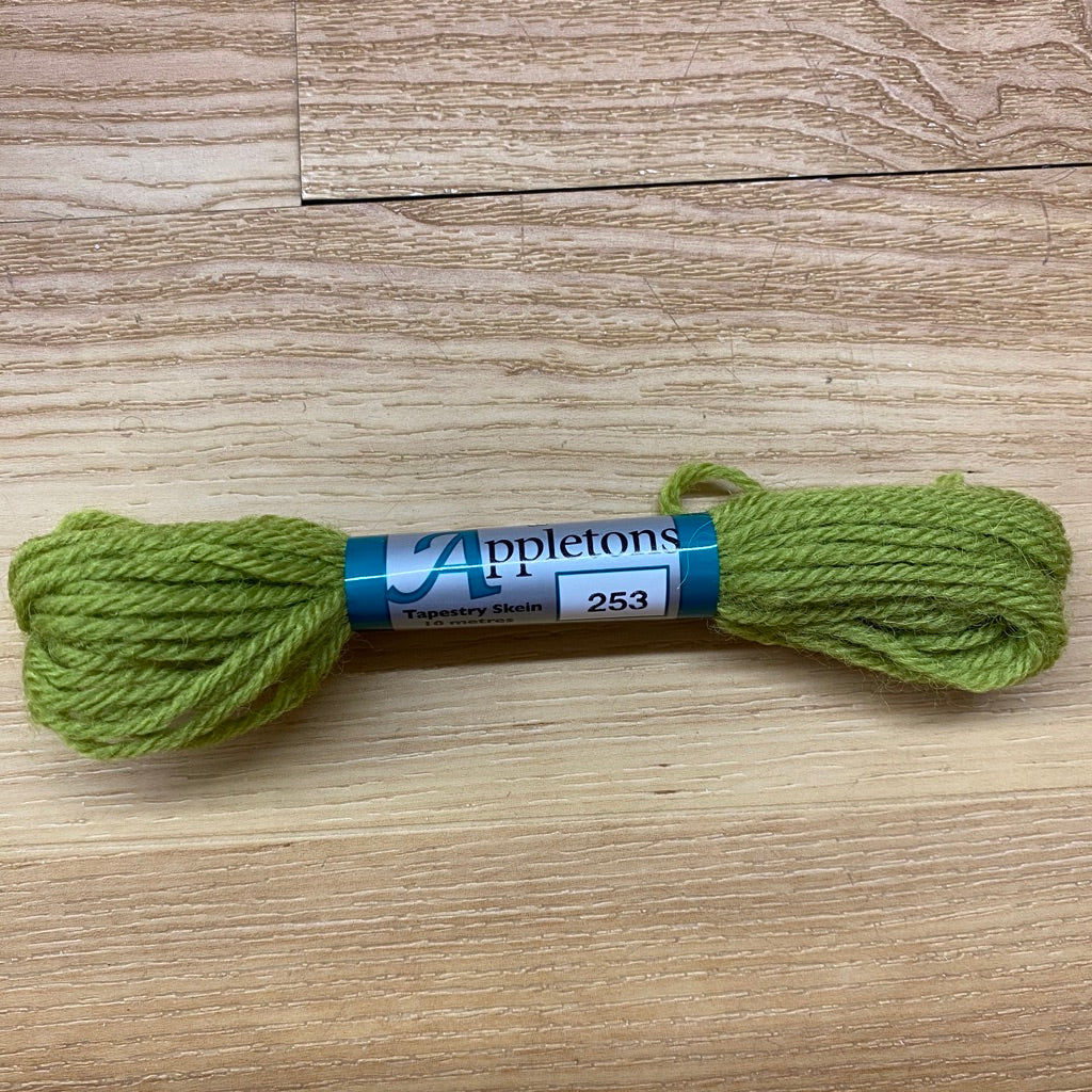 Appleton Tapestry Wool 253 Grass Green - needlepoint